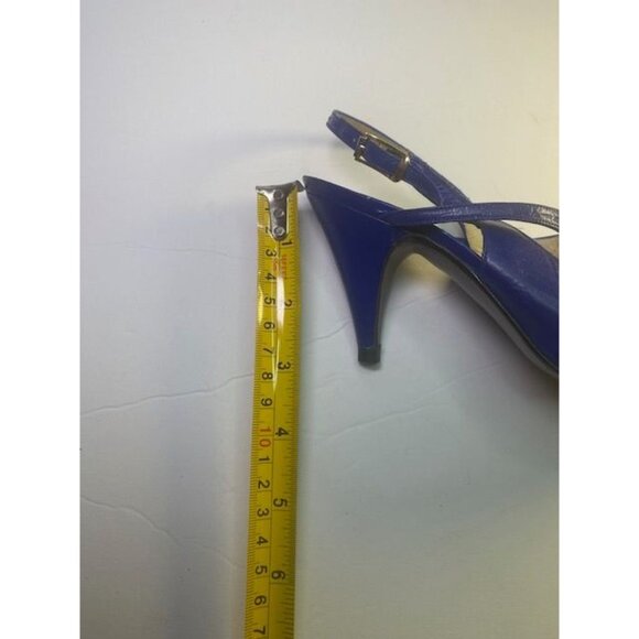 Vintage Royal Blue Strappy Heels Rosina Ferragamo Schiavone - Size 4  Fun & Fab - Picture 15 of 15